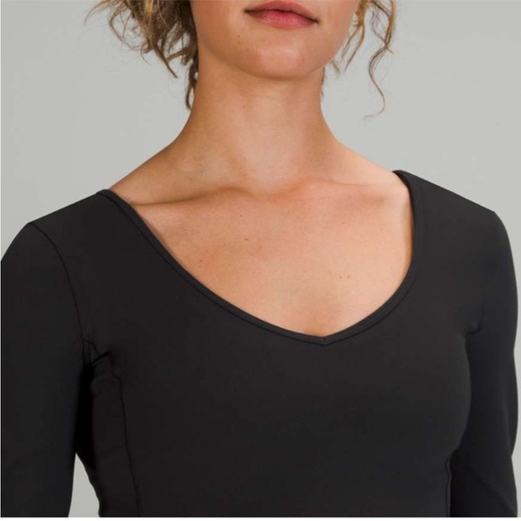 Lululemon Align Long Sleeve Shirt Black size 8 NEW WITH TAGS 🖤 - Picture 2 of 9